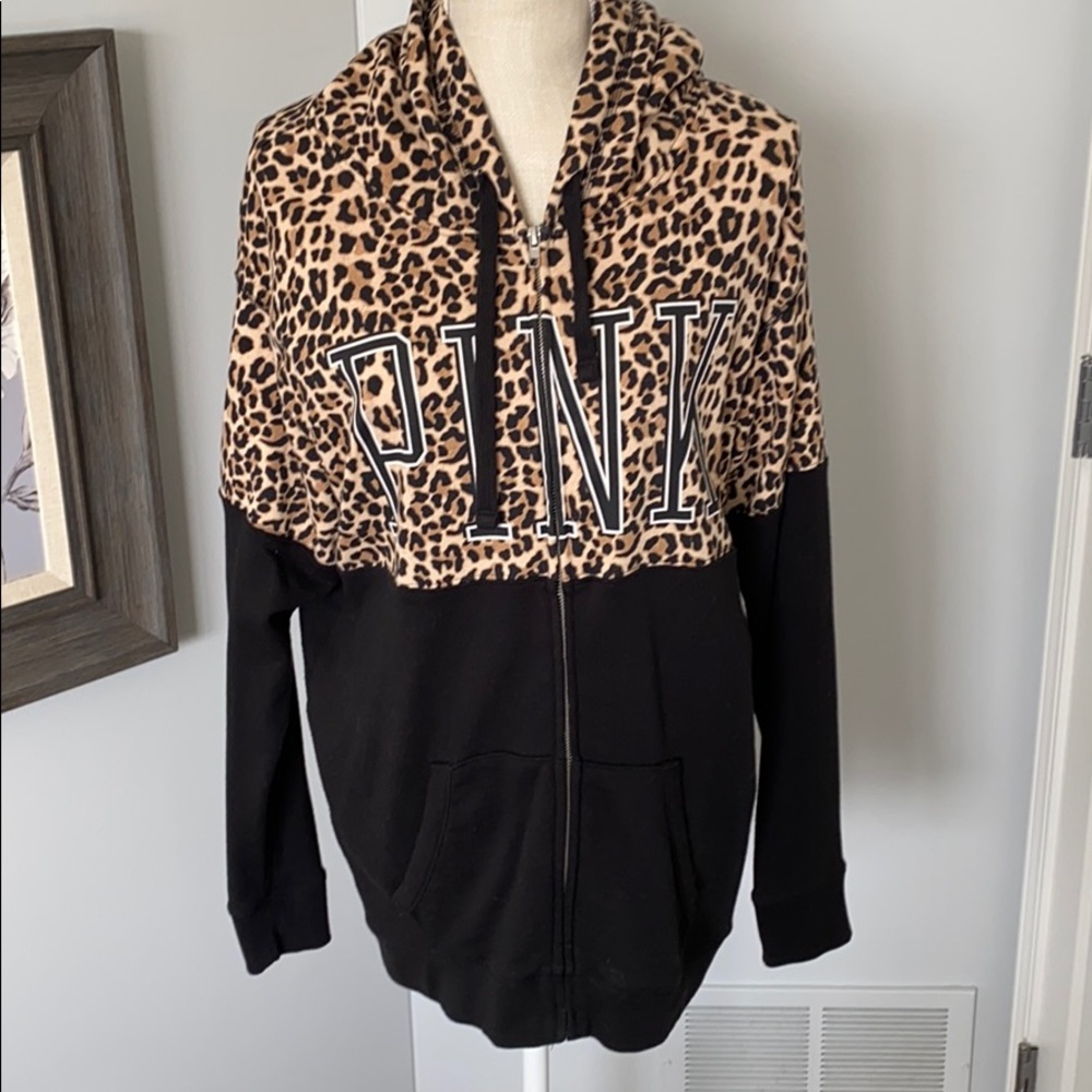 VS Pink cheetah hoodie